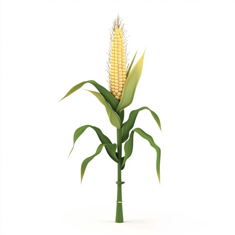 3D Cartoon Corn Stalk