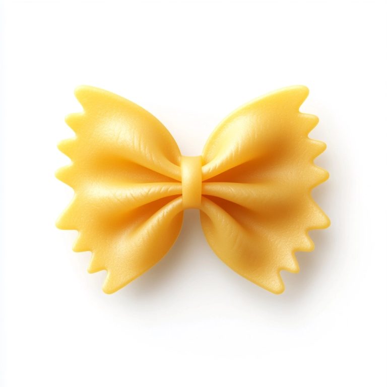 3D Cartoon Farfalle Pasta