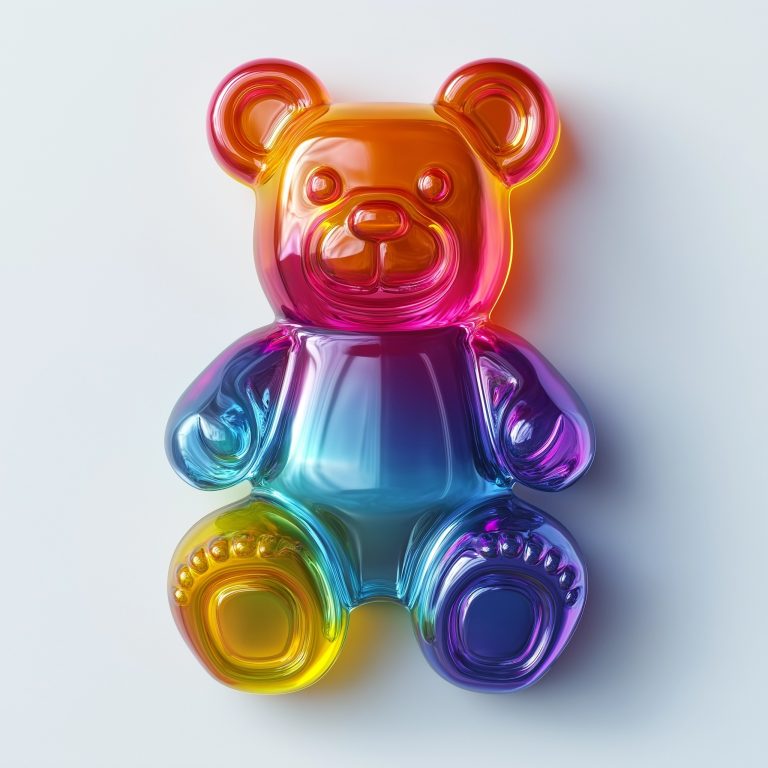 3D Cartoon Gummy Bear