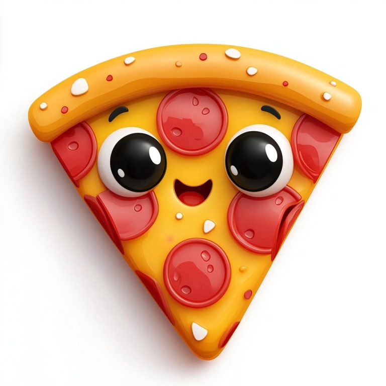 3D Cute Pizza Avatar