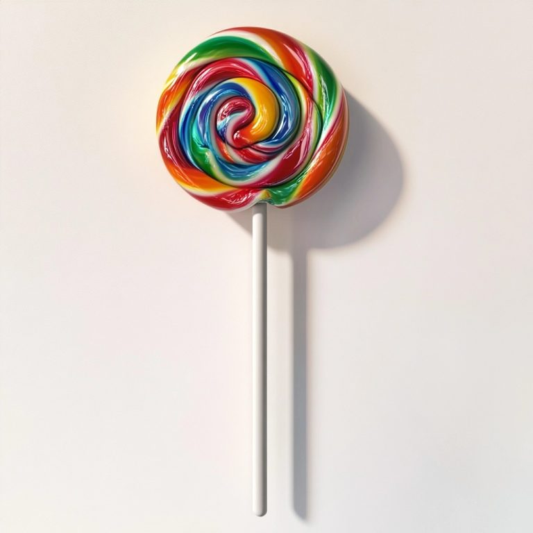 3D Lollipop Stick Design