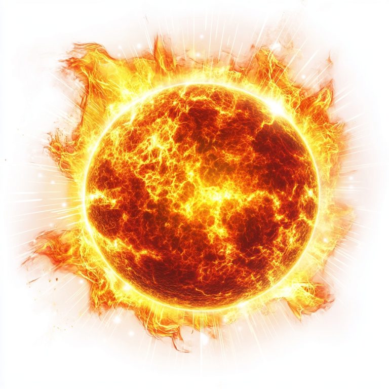 3D Radiant Sun Design