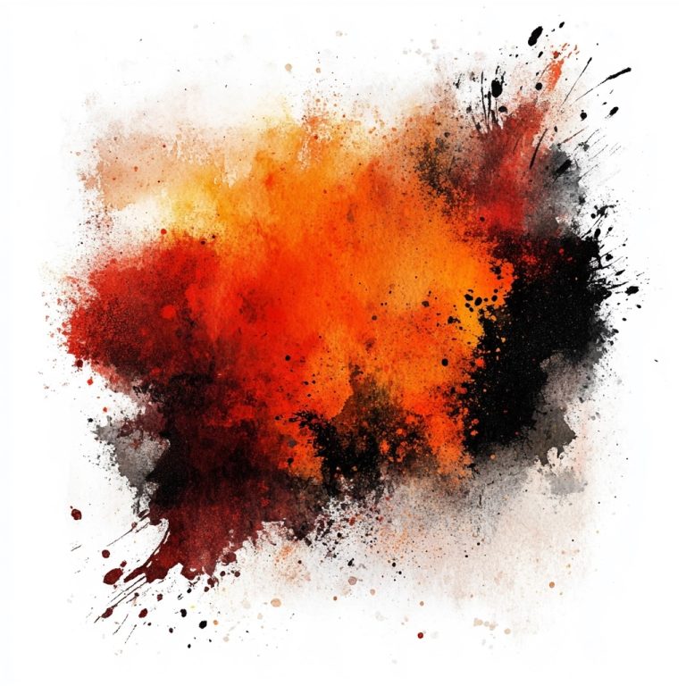 Abstract Watercolor Explosion