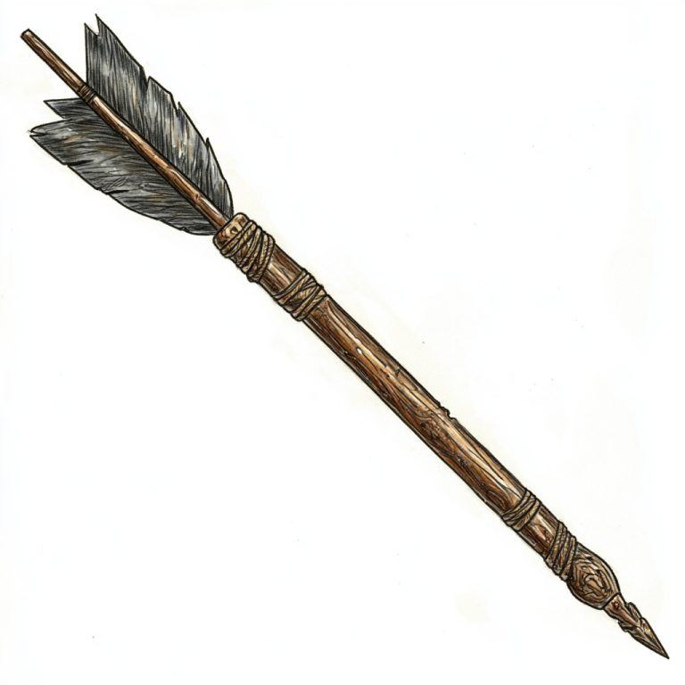 Aged Arrow in Pirates Style