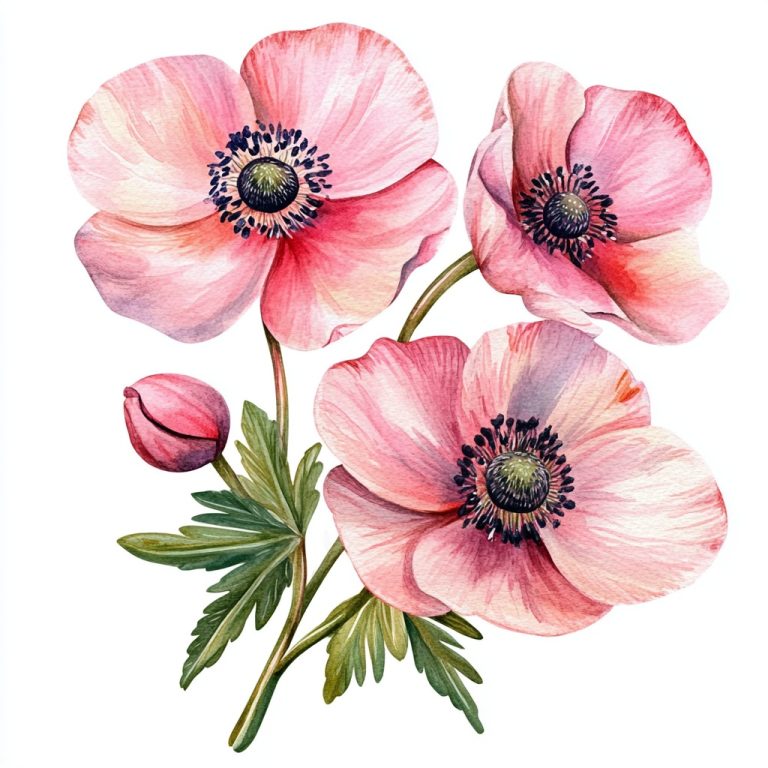 Anemone Botanical 5