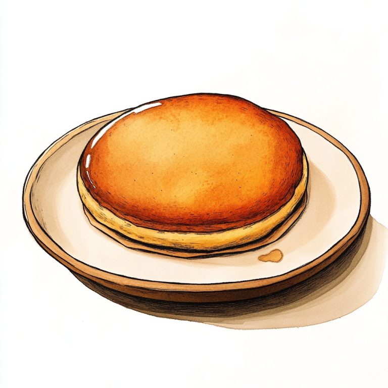 Anime Dorayaki on Plate