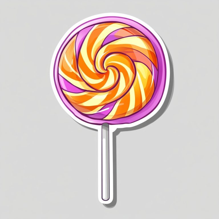 Anime Halloween Lollipop Design