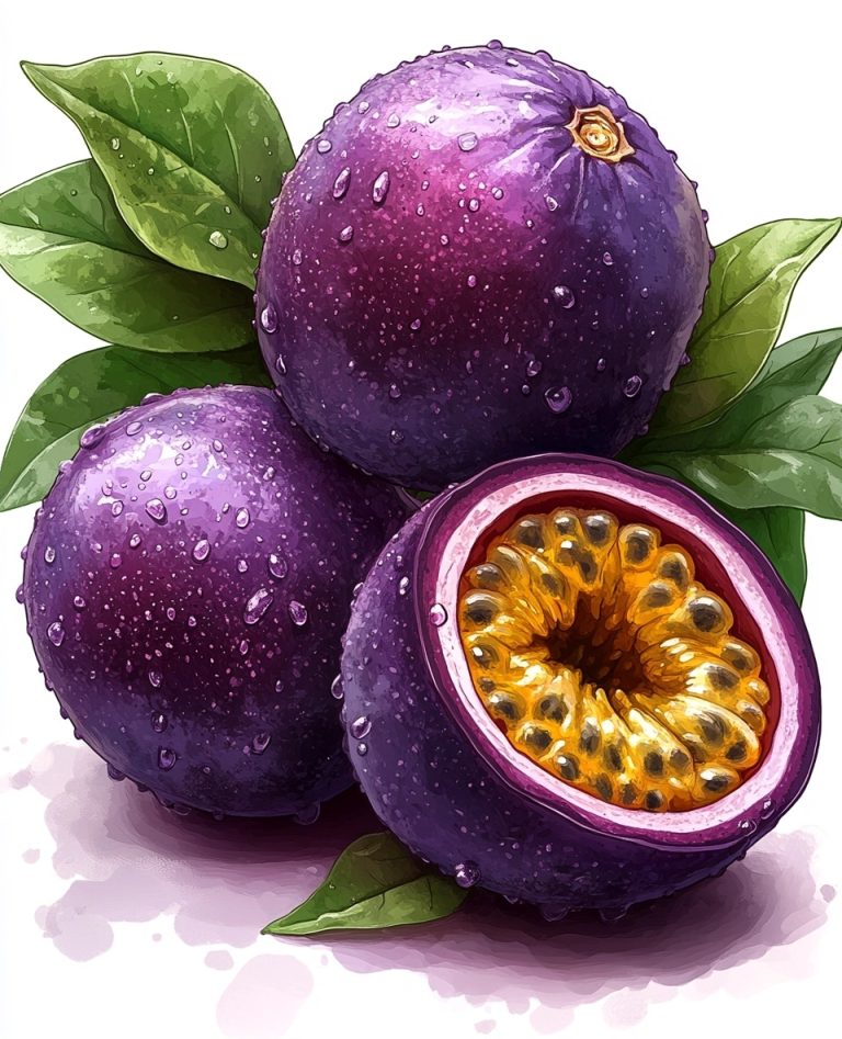 Anime Passion Fruit Illustration