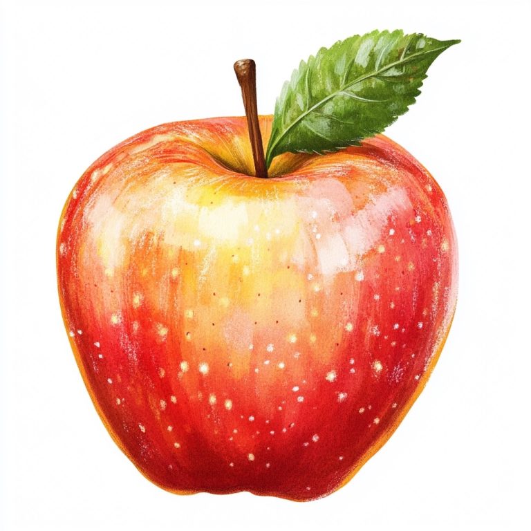 Apple in Graphic Style