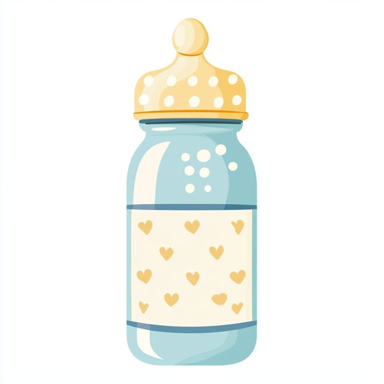 Baby Bottle Clipart Design