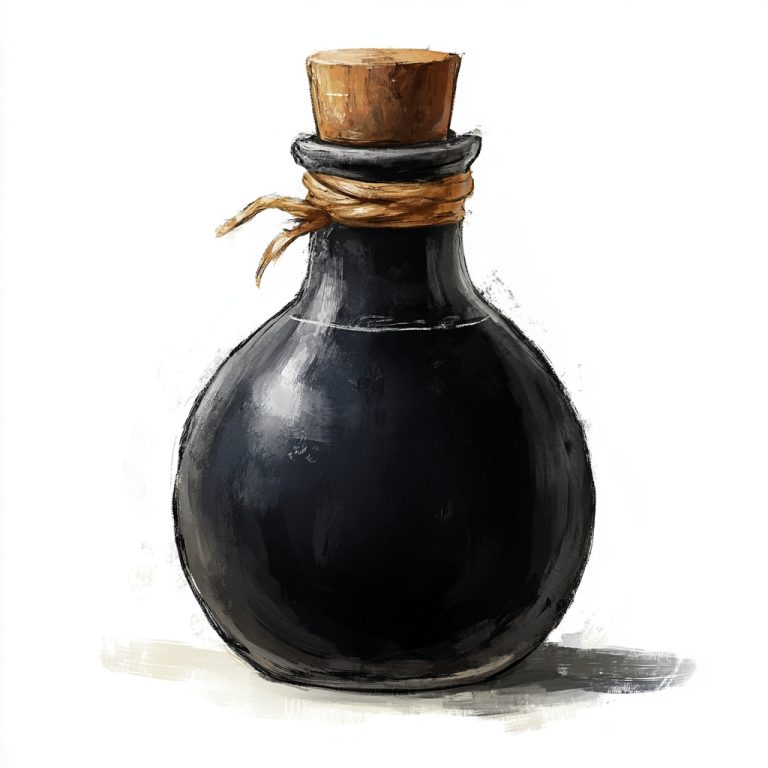 Black Potion Oil Painting