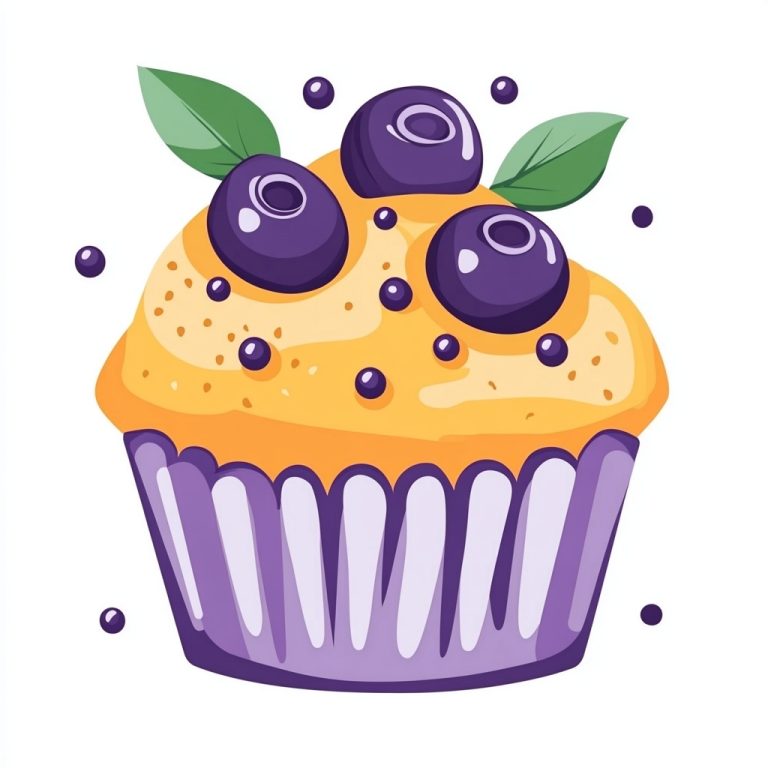 Blueberry Muffin Logo Design