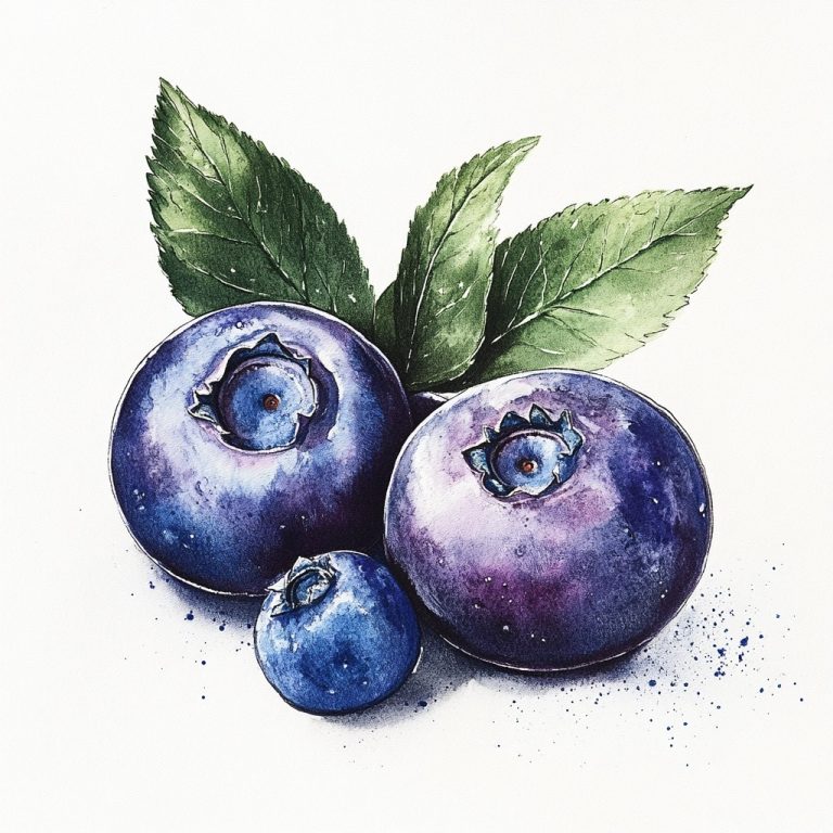 Blueberry in Bold Style