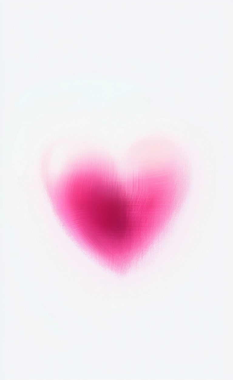 Blurred Pink Heart Clip Art