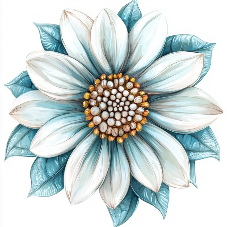 Boho Clipart Healing Flower