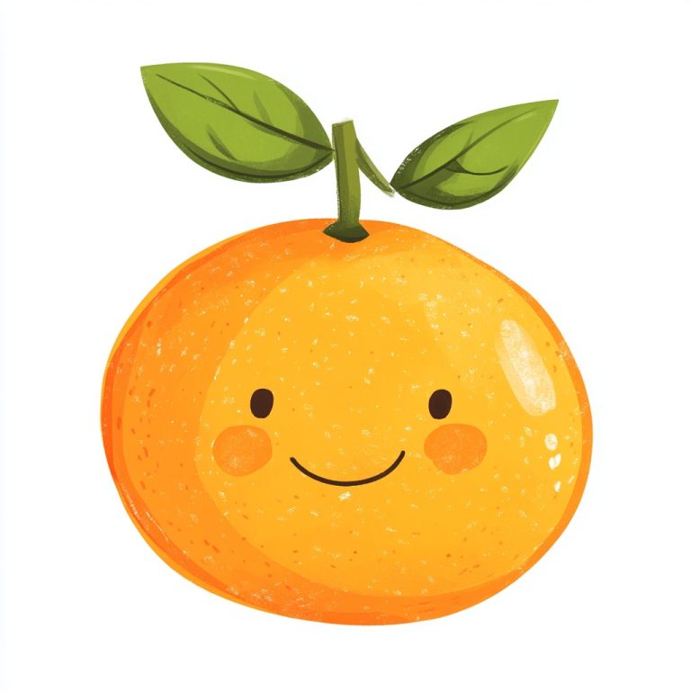 Bright Citrus Cartoon