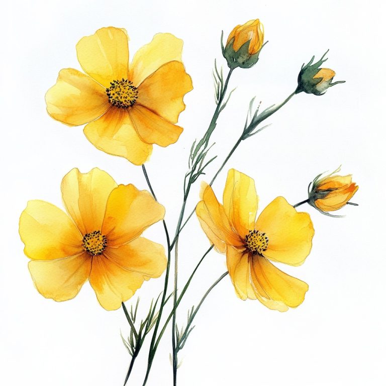 Buttercup Floral 1