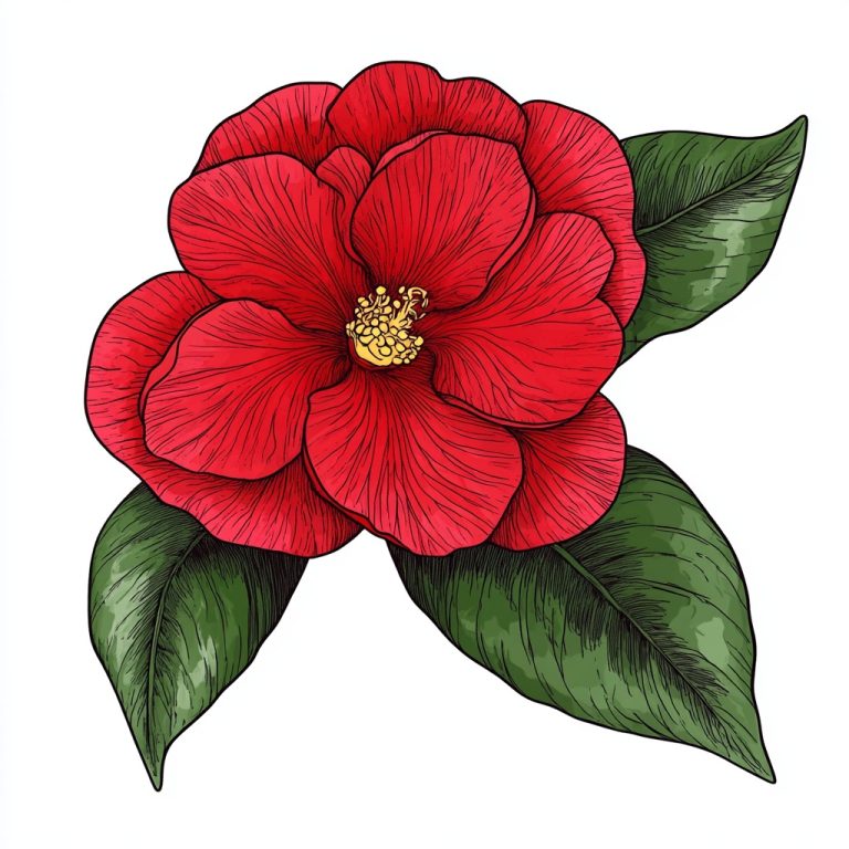 Camellia Floral 14