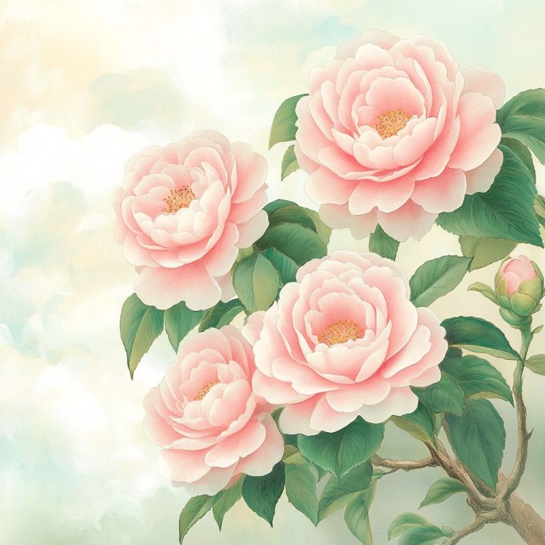 Camellia Floral 4