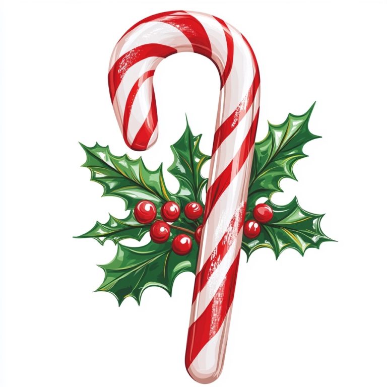 Candy Cane Clipart Design