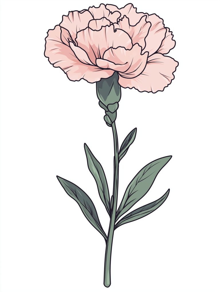 Carnation Floral 3