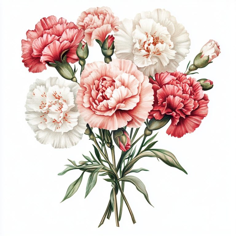 Carnation Floral 6