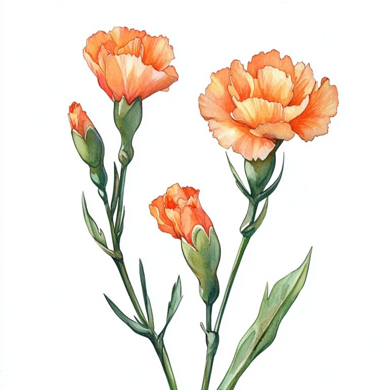 Carnation Floral 9