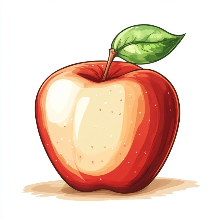 Cartoon Apple Icon