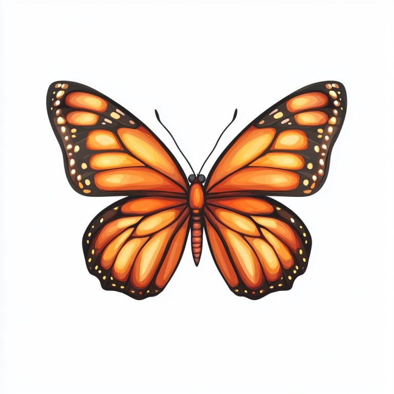 Cartoon Butterfly Logo Design