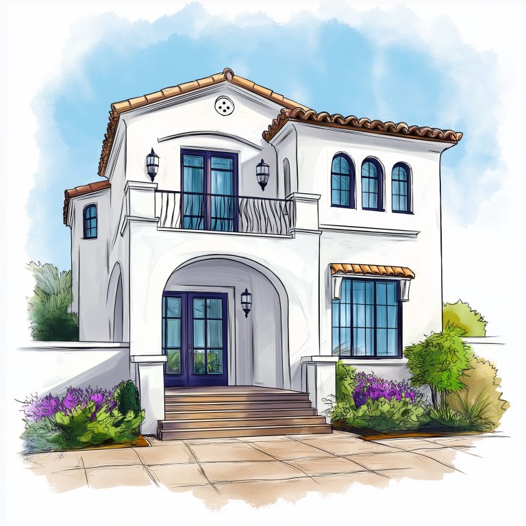 Cartoon California House Design