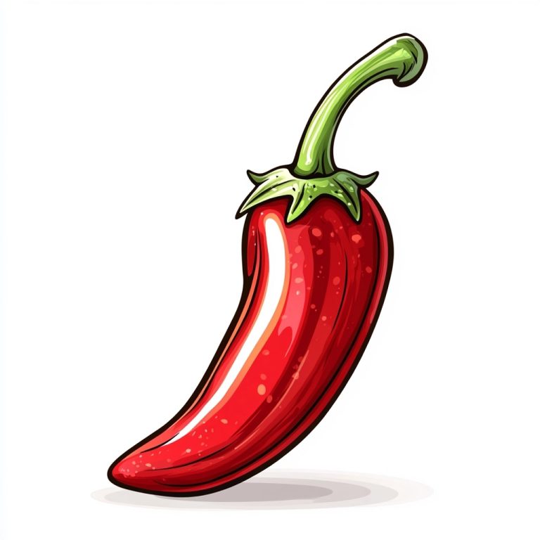 Cartoon Chili Pepper Illustration