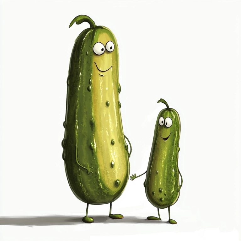 Cartoon Father Son Pickles