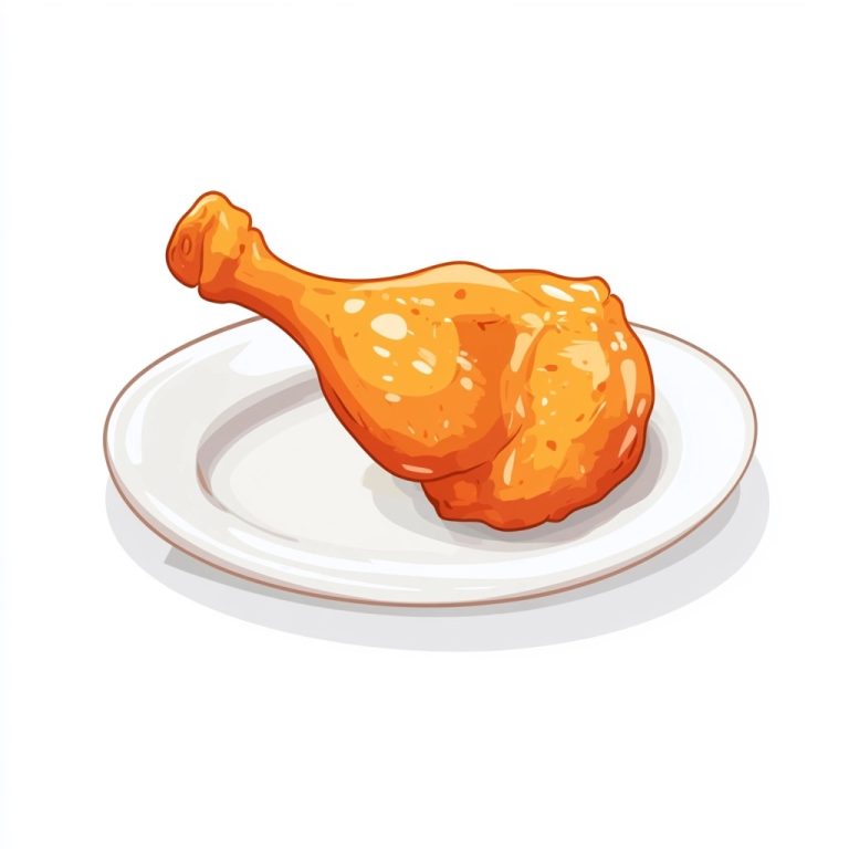 Cartoon Fried Chicken Icon