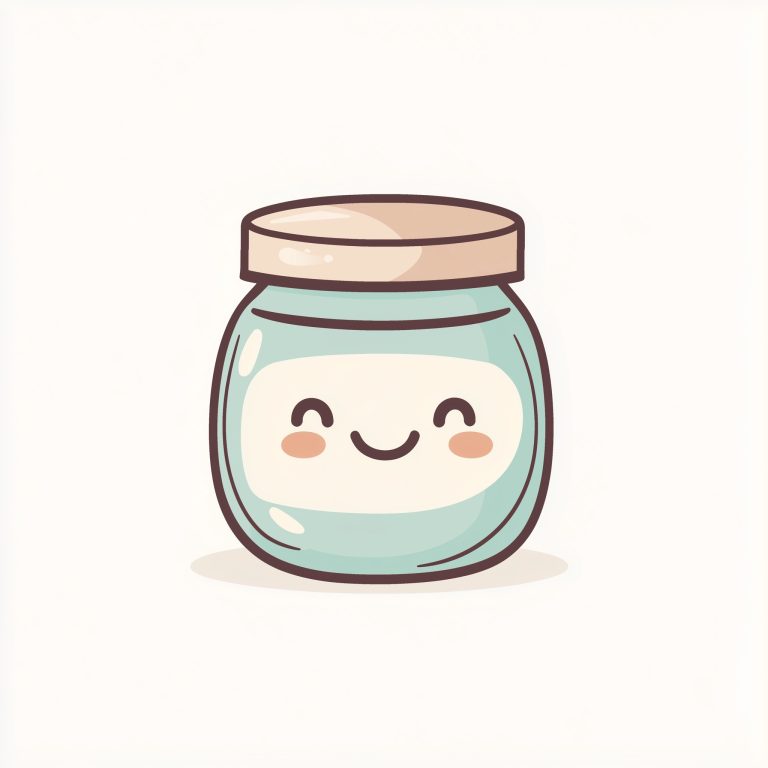 Cartoon Jam Jar Logo