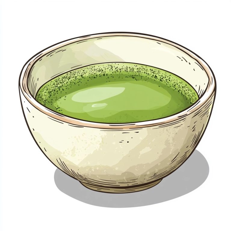 Cartoon Matcha Tea Bowl