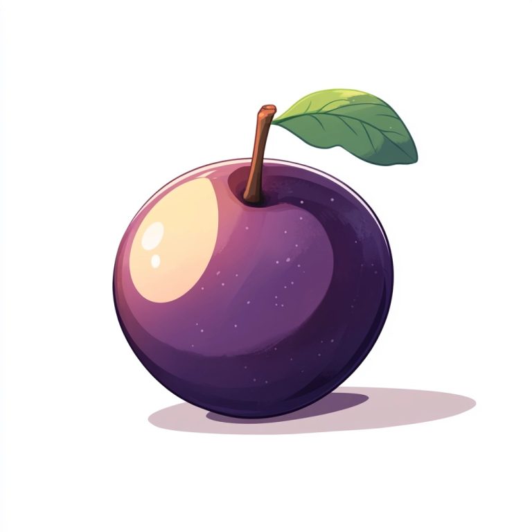 Cartoon Plum Clip Art