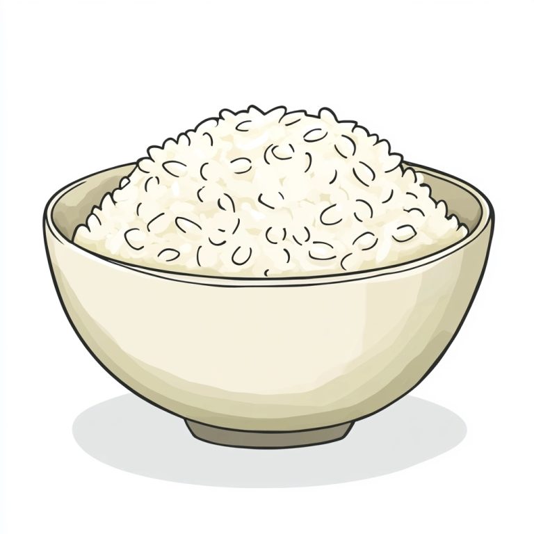 Cartoon Rice Bowl Drawing