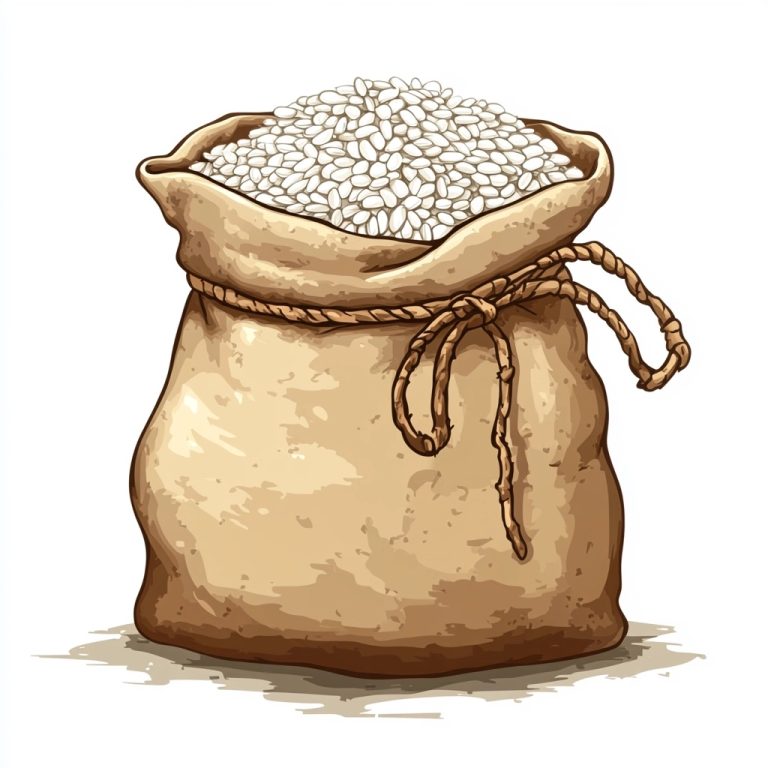 Cartoon Rice Sack PNG