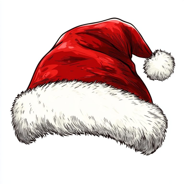 Cartoon Santa Hat Design