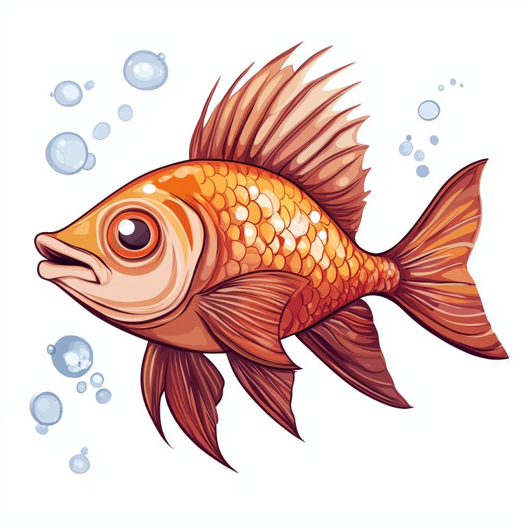 Cartoon Sea Fish Design