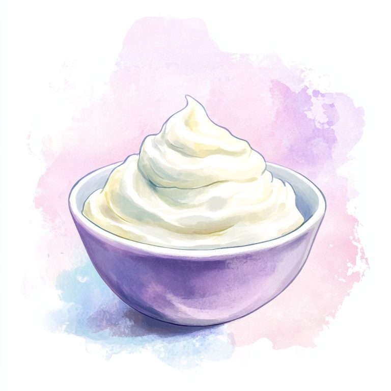 Cartoon Watercolor Yogurt Cup