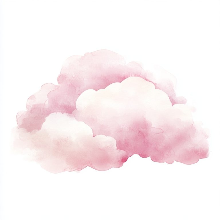 Cartoon Watercolour Cloud