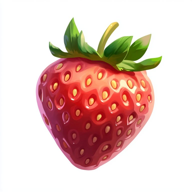 Cartoonish Strawberry Design