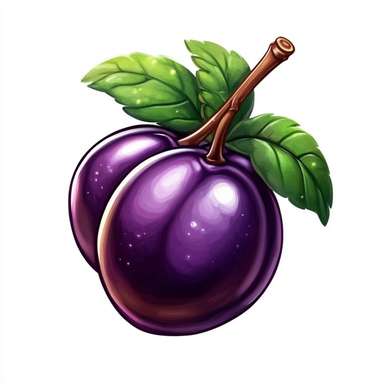 Casual 2D Plum Icon