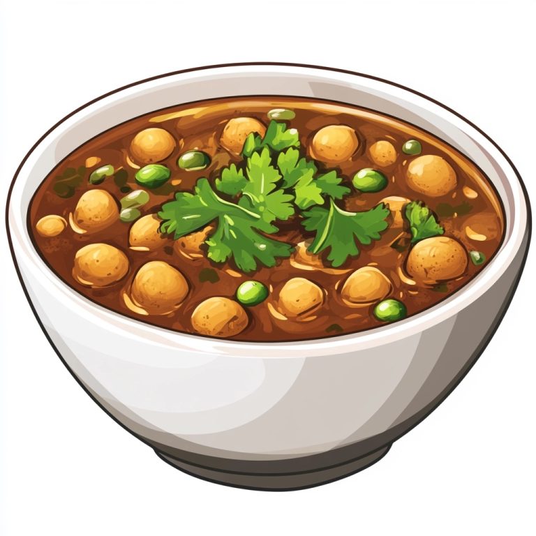 Chana Masala Clipart Sticker