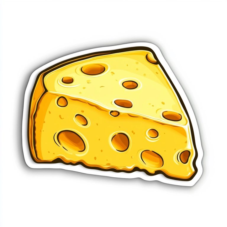 Cheese Sticker Design