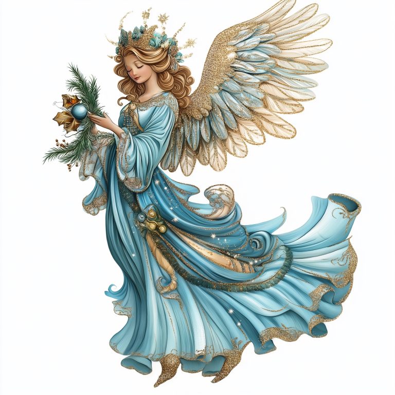 Christmas Angel Illustration