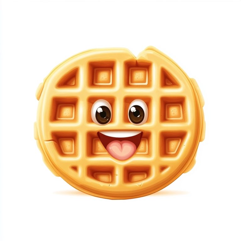 Classic Emoji Waffle Design