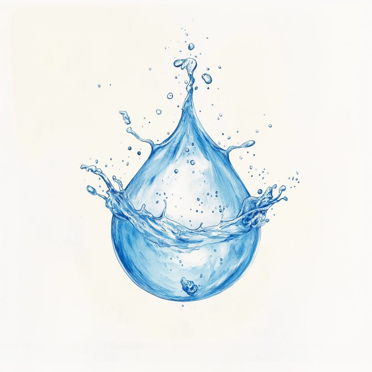 Clean Blue Water Logo