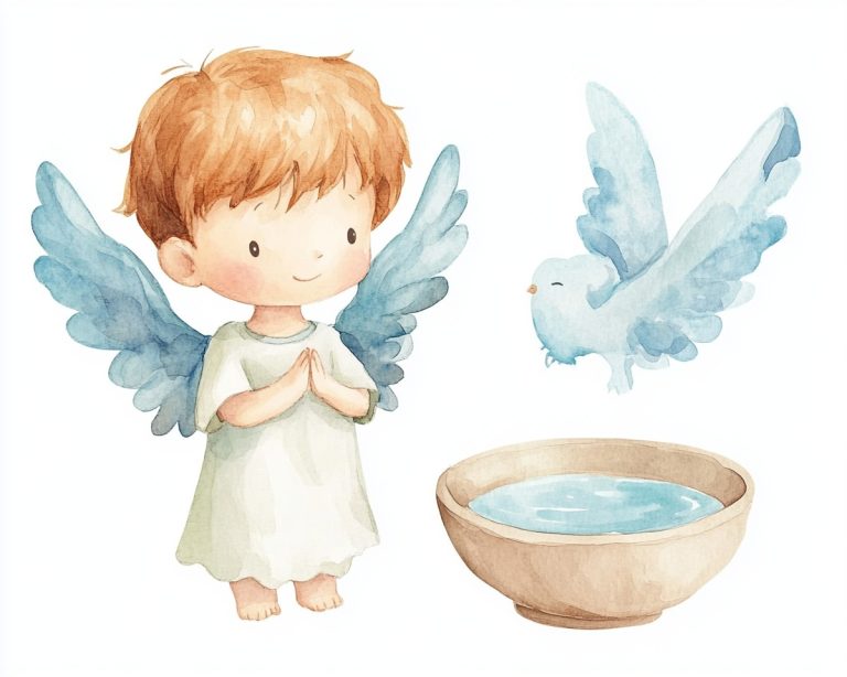 Clipart Angel with Halo